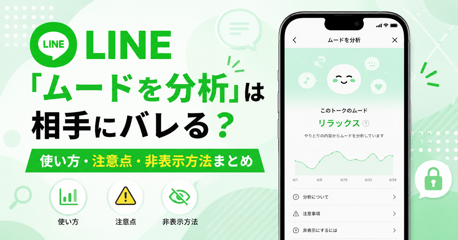 line ムード を 分析 相手 に バレる