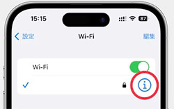 iphone所有者ロック解除 DNSを設定