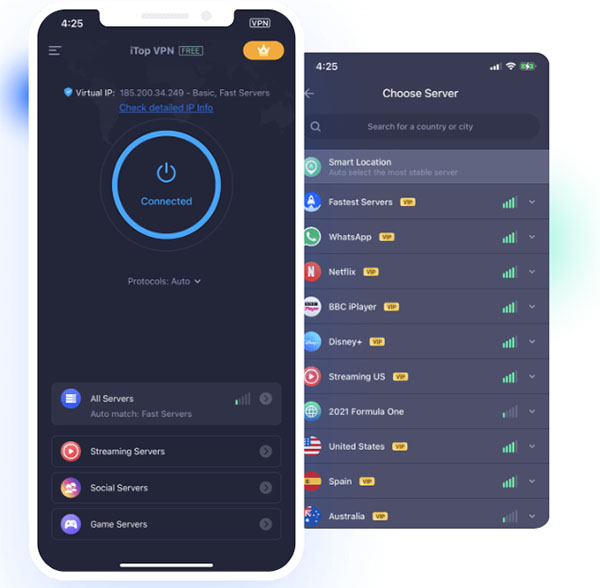 ドラクエ ウォーク 位置 偽装 iTop VPNで